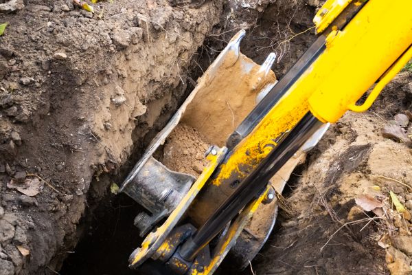 Downspout Trenching in Idaho Falls