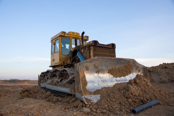 Bulldozer Land Grading in Idaho Falls