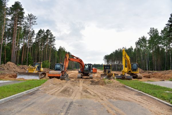 Road Trenching in Idaho Falls