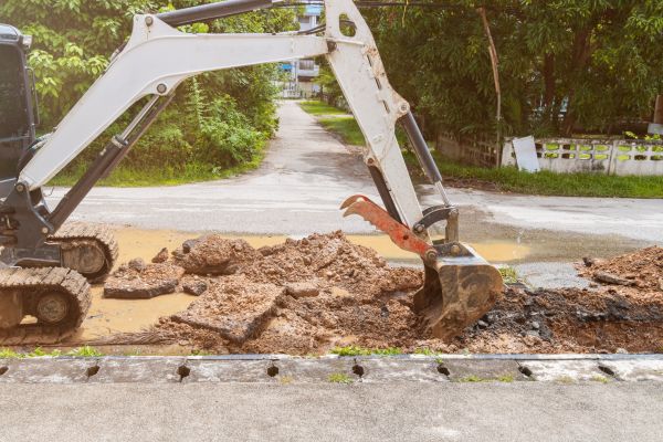 Water Line Excavation in Idaho Falls